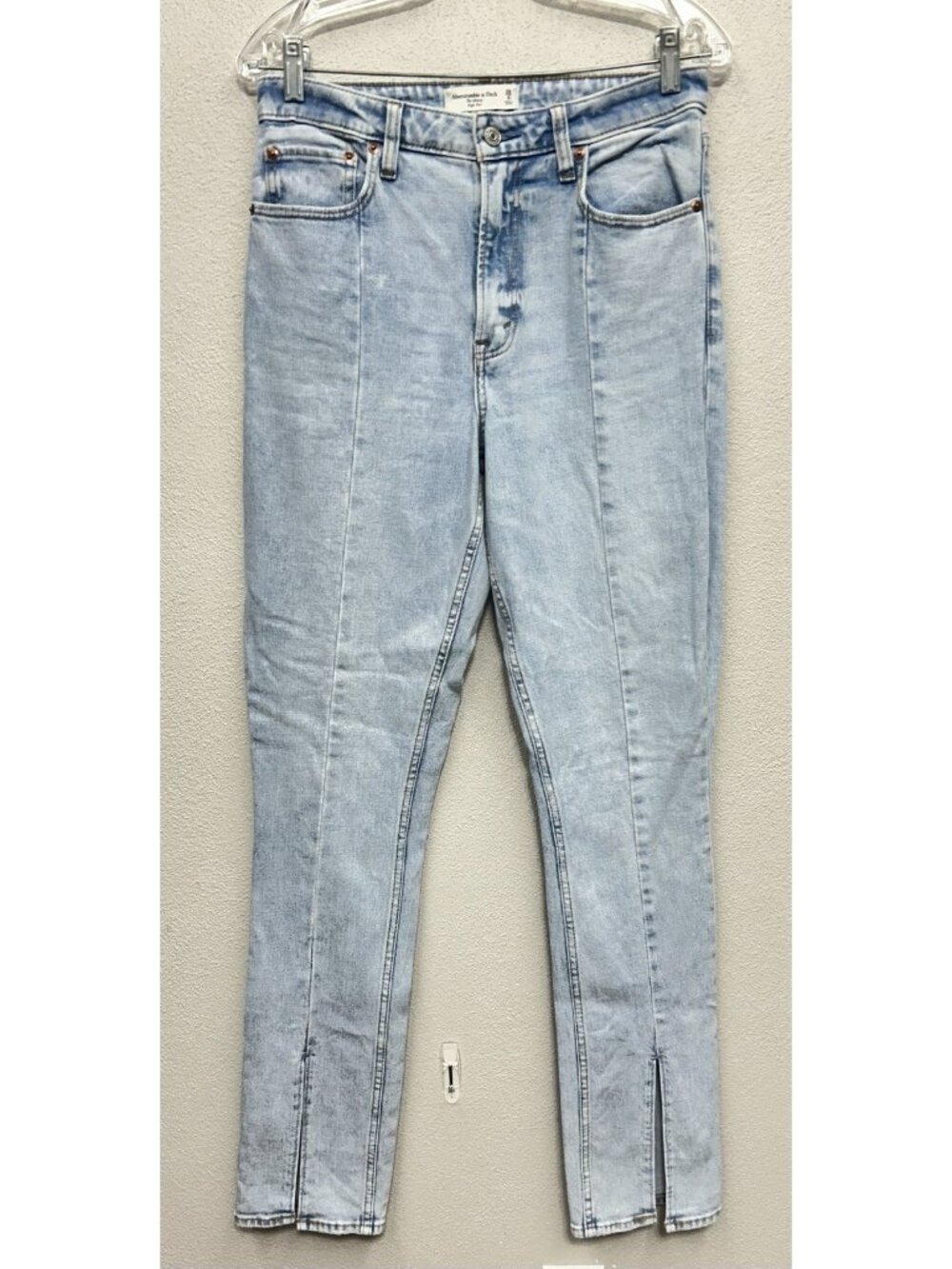 Abercrombie & Fitch Womens Jeans Sz 28/6L Long Tall Skinny High Rise Curve Love - Picture 2 of 10